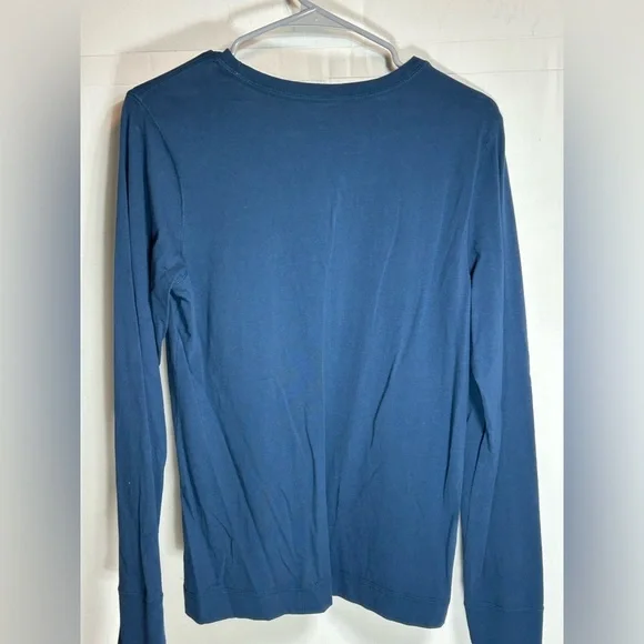 The North Face Blue Long Sleeve Floral Tee Size M - Picture 3 of 8